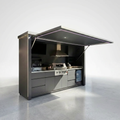 Outdoor Kitchen BBQ Pod Built for All-Weather Entertaining, 304 Stainless Steel, Modular Design, Shelter Included